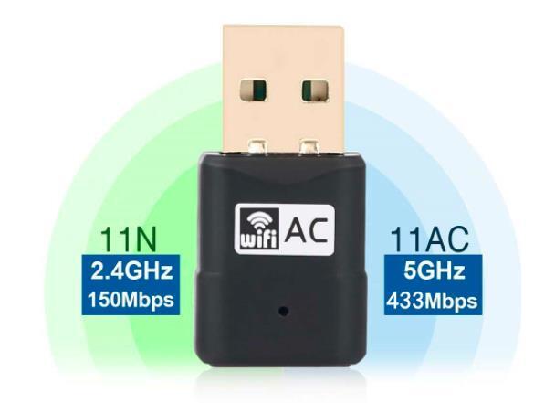 USB Dual Band WiFi Network Card