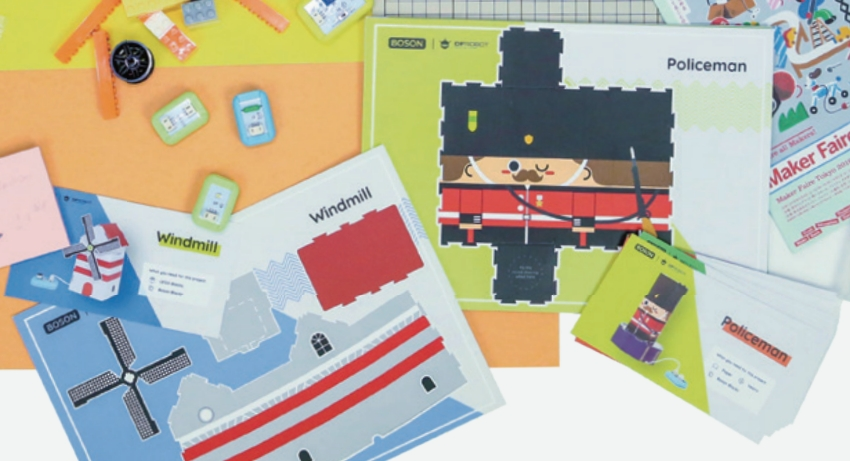 BOSON Inventor Series policeman workshop pack materials